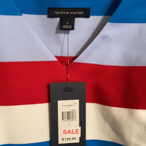 Tommy Hilfiger Striped Dress Sz2 NWT - Picture 2 of 5